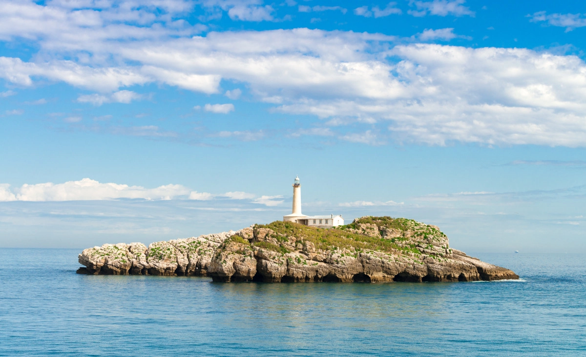 La isla de Santander y su costa